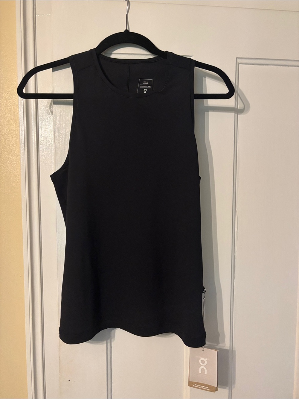 On Running Black Performance Tank Top